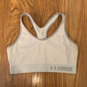 White Under Armour Bra